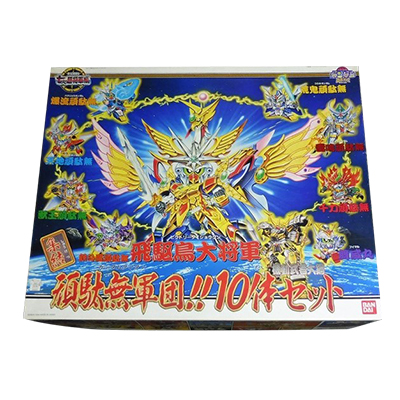 □希少 未使用 バンダイ ガン消し SD戦国伝 四大将軍セット ガンメタリック