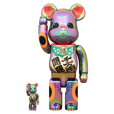 参考価格】富士山 BE@RBRICK 400% 葛飾北斎筆 冨嶽三十六景 神奈川沖浪