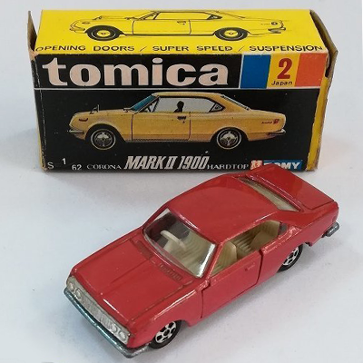 参考価格】コロナ マークII 1900 ハードトップ 赤 1Aホイール 日本製