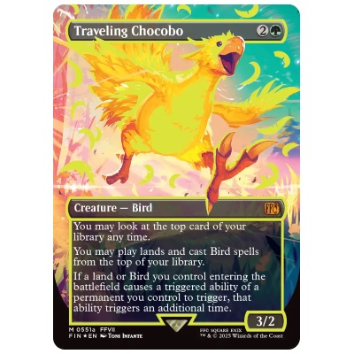 参考価格】旅するチョコボ ボーダーレス ネオンインクFoil EN 0551a