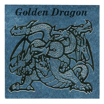 魔空の迷宮 すごろくモンスターシール ゴールデンドラゴン アルミ 魔空