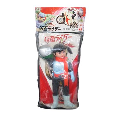 参考価格】旧バンダイ 仮面ライダー 面取れソフビ (ブリキ製ベルト