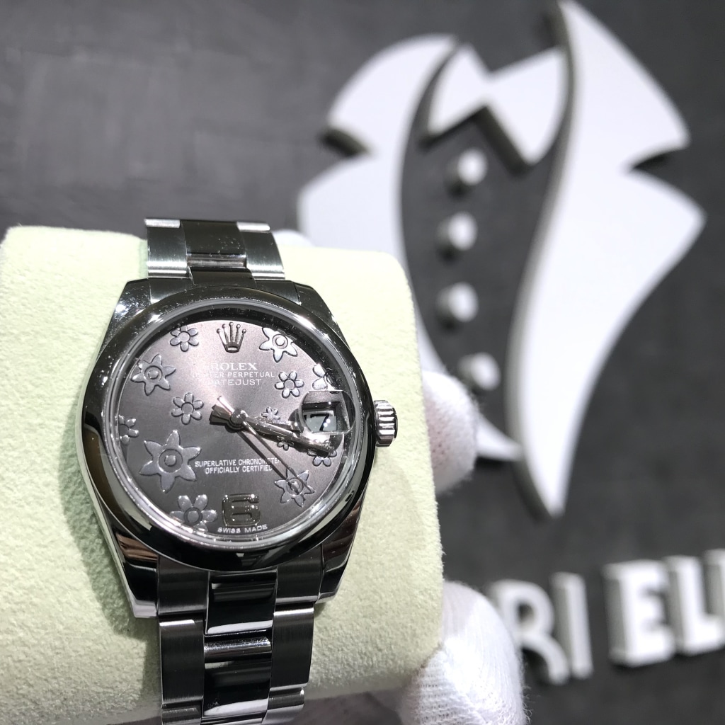 ロレックス デイトジャスト 178240 フラワー グレー文字盤 買取実績