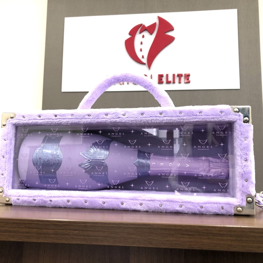 岡山店｜お酒買取｜エンジェル ハロウィン ドゥミセックパープル 瓶