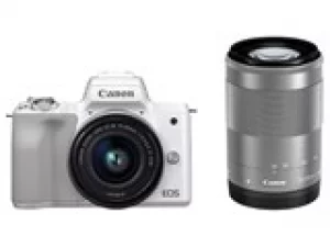 Canon EOS M100 ダブルズームキット ホワイト CANON EOS M100 ダブル