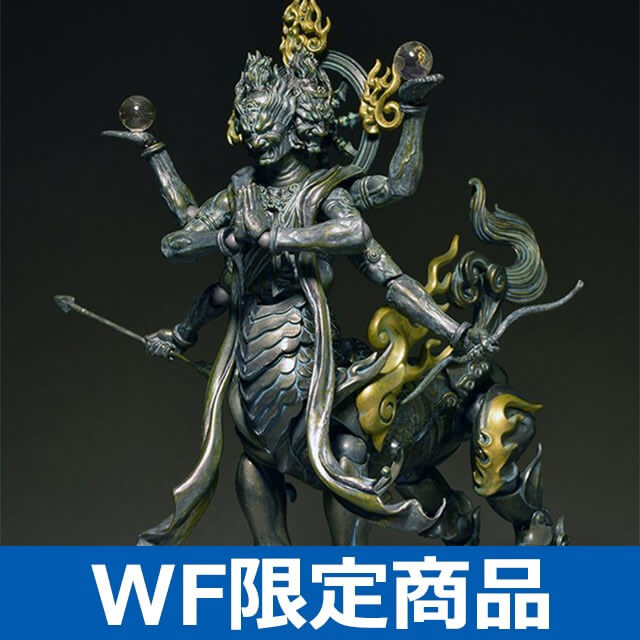 タケヤ式自在置物 半馬天（阿修羅）～青銅調～｜KTプロジェクト｜海洋堂