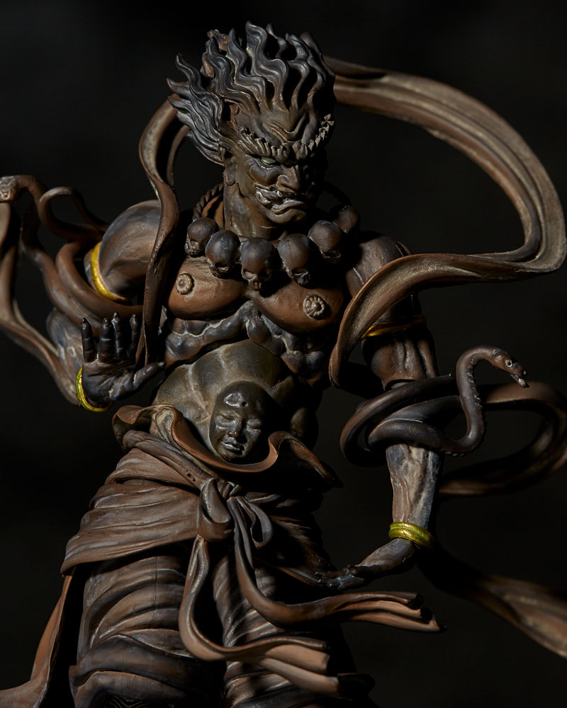 タケヤ式自在置物 KT-016 深沙大将 木調｜KTプロジェクト｜海洋堂