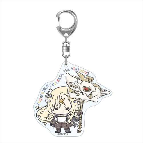 白の聖女エクレシア ラメ入り アクリルキーホルダー 白の聖女