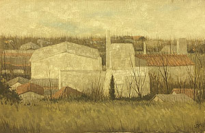 真作】☆絵画☆福井良之助油彩10号静物梅田画廊取扱い箱・黄袋入☆L89