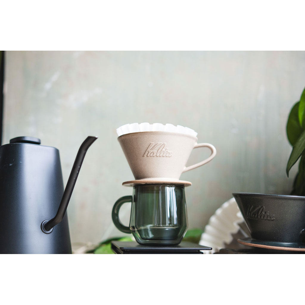 Kalita MINO Ceramic Dripper 185 - Sand Beige – Kalita USA