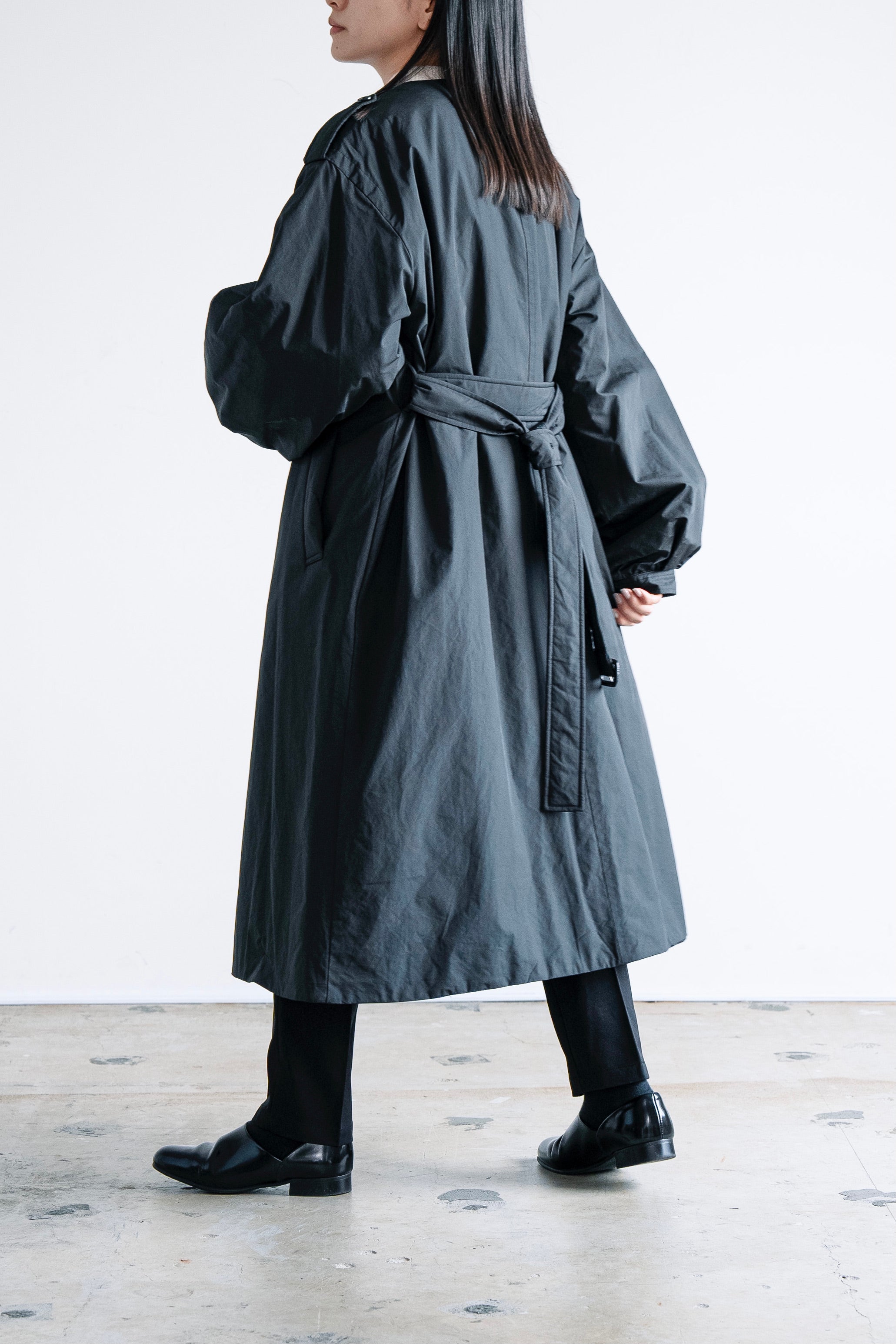 ノーカラートレンチ-Women