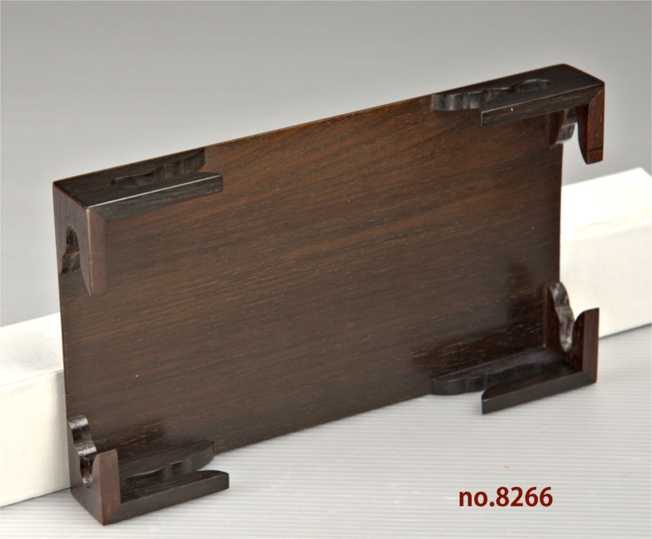 ギャラリー花台:紫檀 小さい花台 若畑作 巾20cm 大阪唐木指物 no.8266