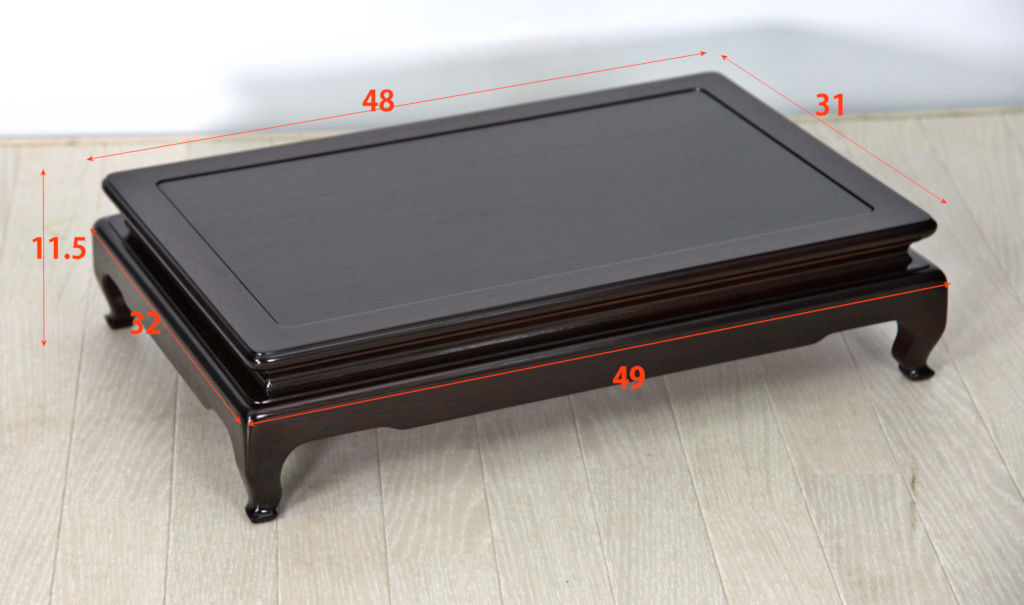 花台:紫檀 隆造作 無地1.6尺 平台 大阪唐木指物工芸 no.8778 / 唐木