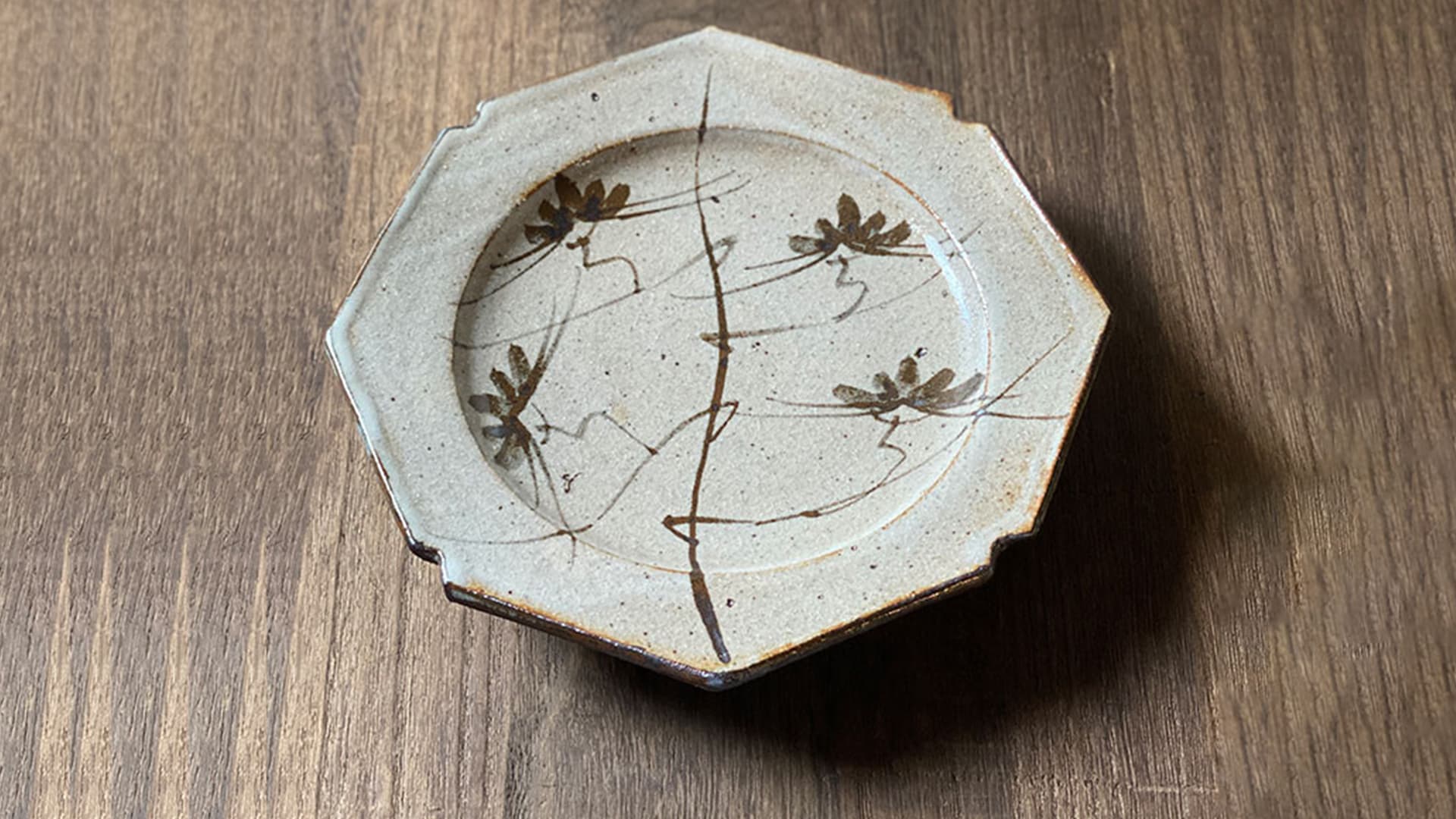 絵唐津『井上東也』作 向付、四方上り中皿、中鉢 オンライン で 販売