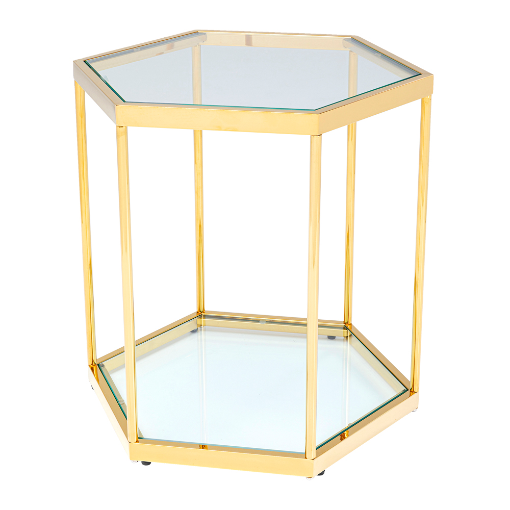 コーム ゴールド 55cm サイドテーブル * - サイドテーブルの通販