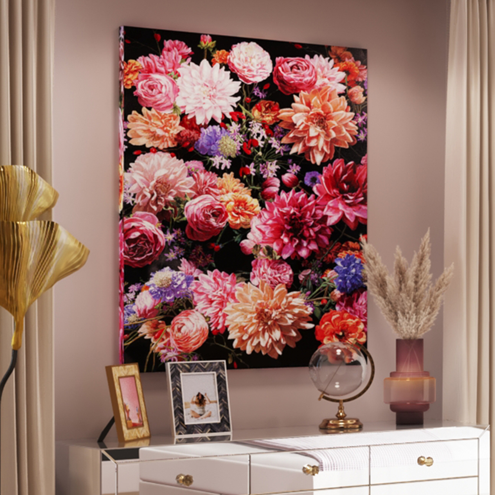 フラワーブーケ140x200cm タッチドピクチャー ｜【KARE】ドイツの家具