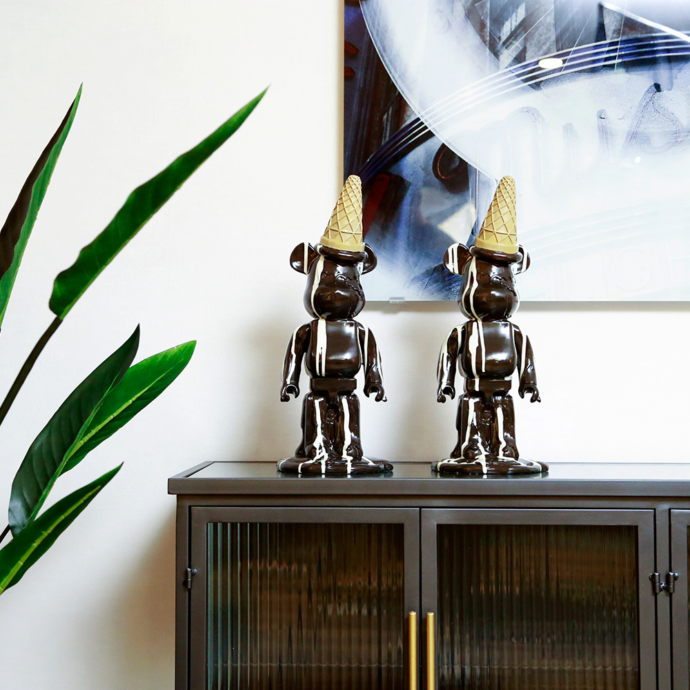 廃番】ジェラートベア ブラック デコフィギア - オブジェ・置物の通販