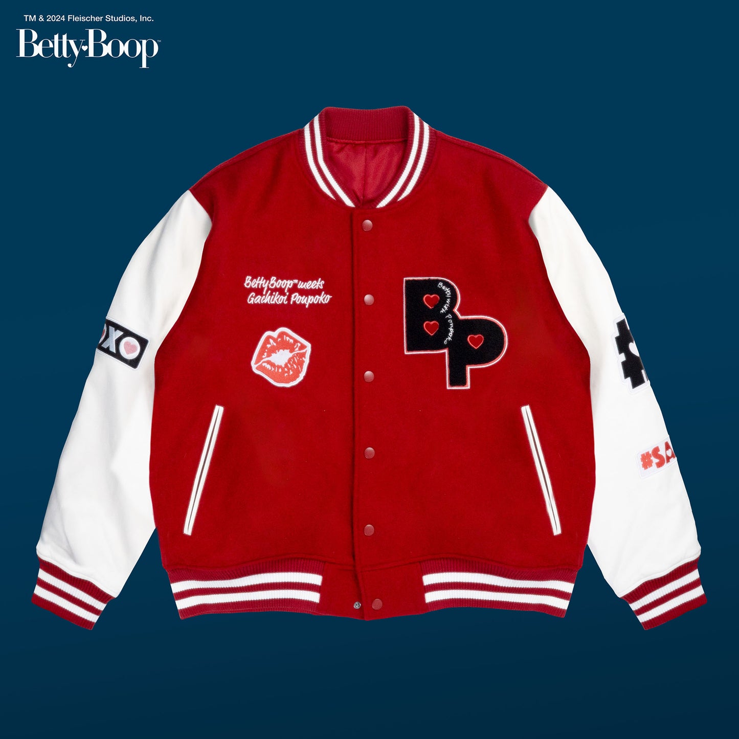 POKOPEA Collaboration】BETTY BOOP™ x ガチ恋ぽんぽこ Wool Melton