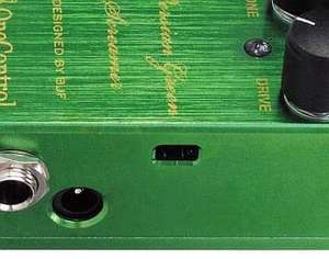 Persian Green Screamerを、いつもONのボリュームスイッチで使う