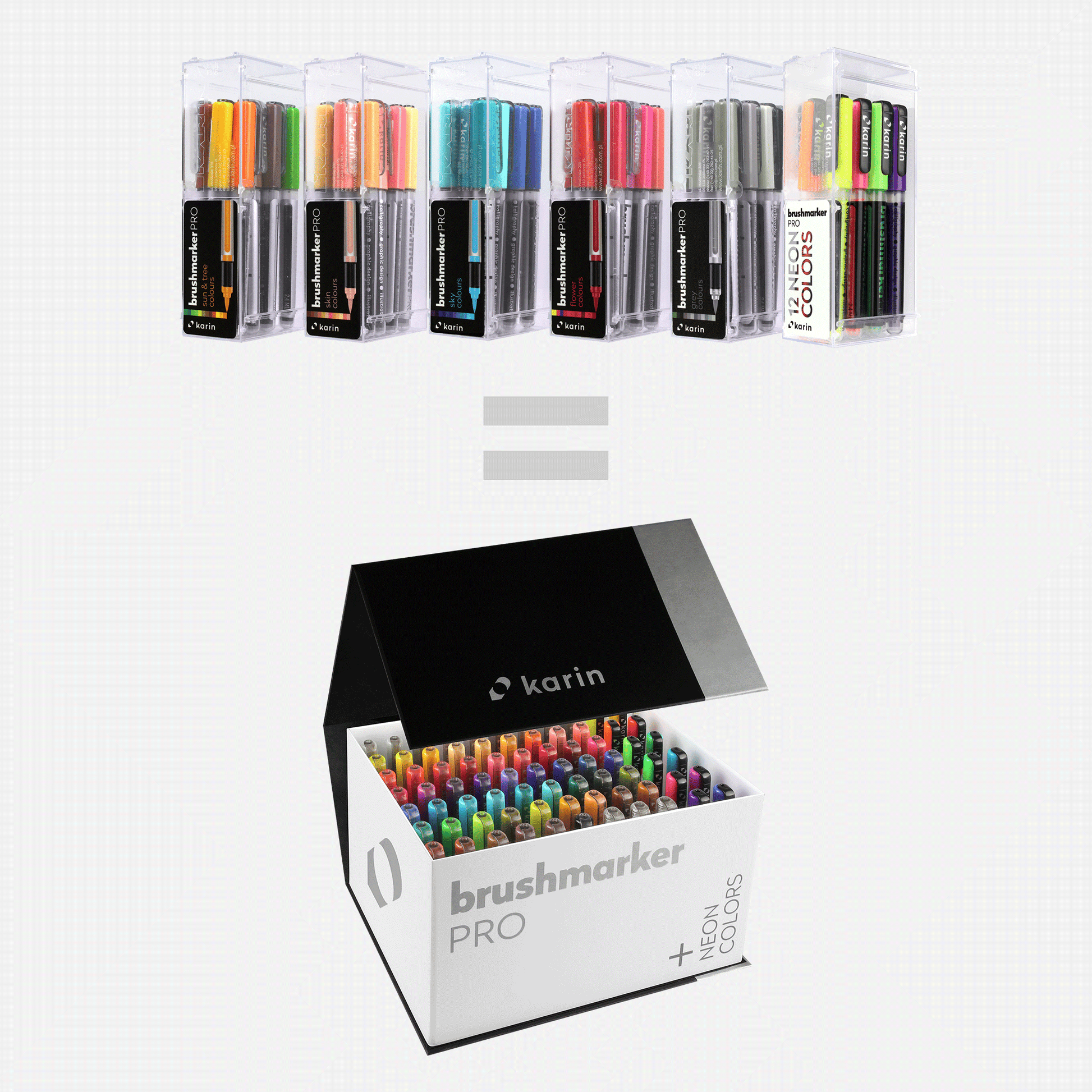Karin Brushmarker PRO 72pc Mega Box PLUS Set – Karin Markers