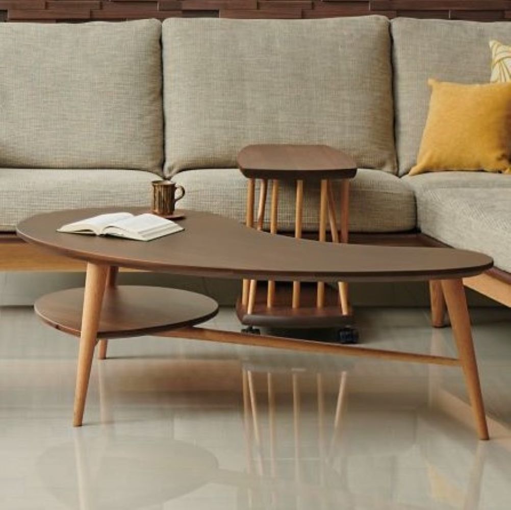 08ヴィンテージ KASHIWA 柏木工 ウォールナット リビングテーブル