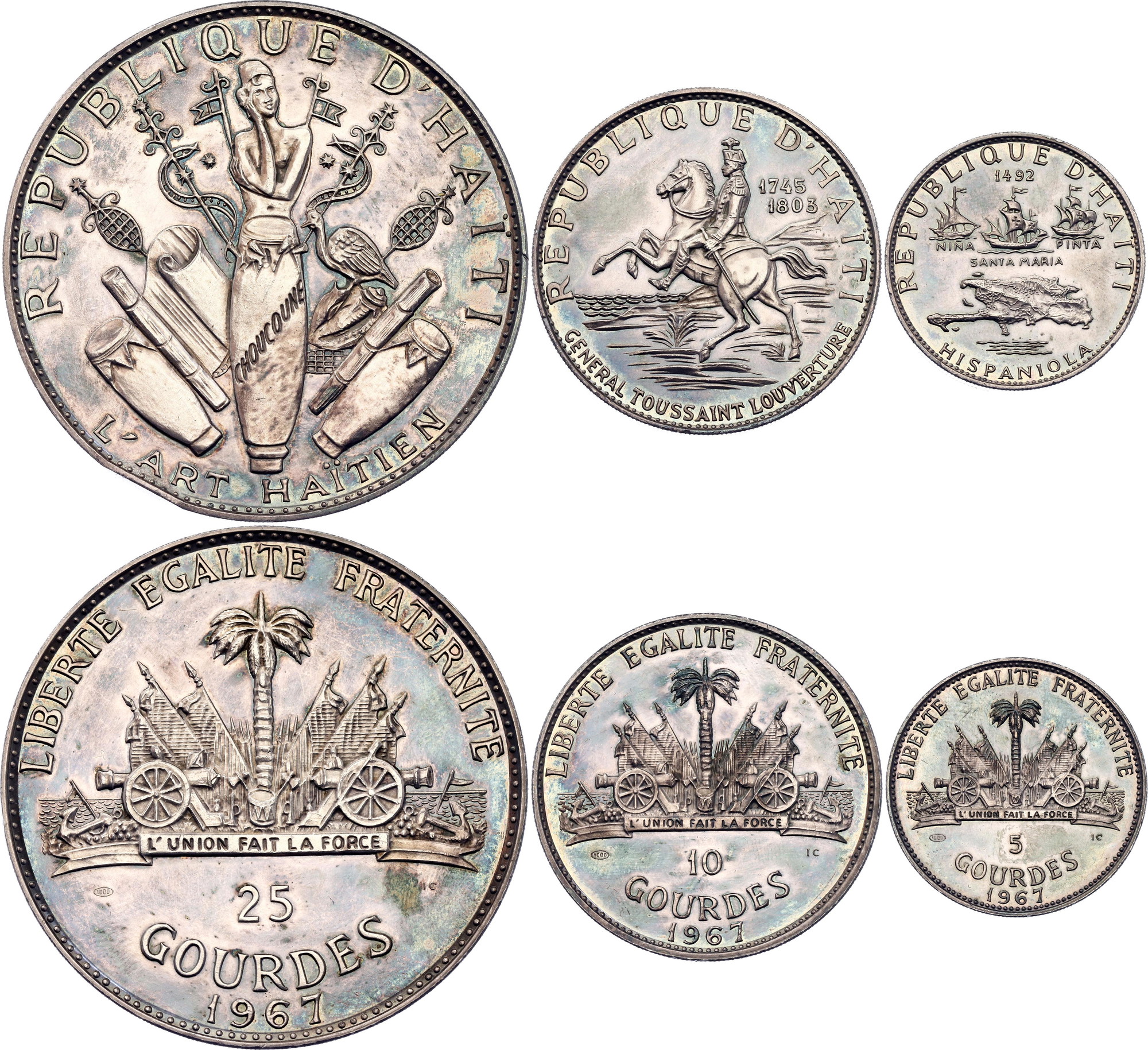 haiti ハイチ 記念硬貨 1967年 haiti ハイチ 記念硬貨 1967年 haiti