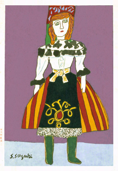 A. Kato パステル画 人形の肖像 Galerie LIBRAIRIE6 on X