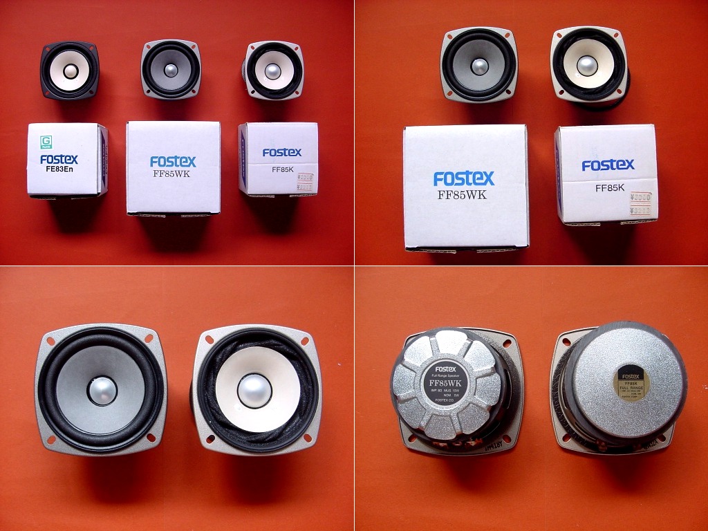 ☆自作スピーカー◇FOSTEX FF85K☆8cm フルレンジ◇SPEAKER