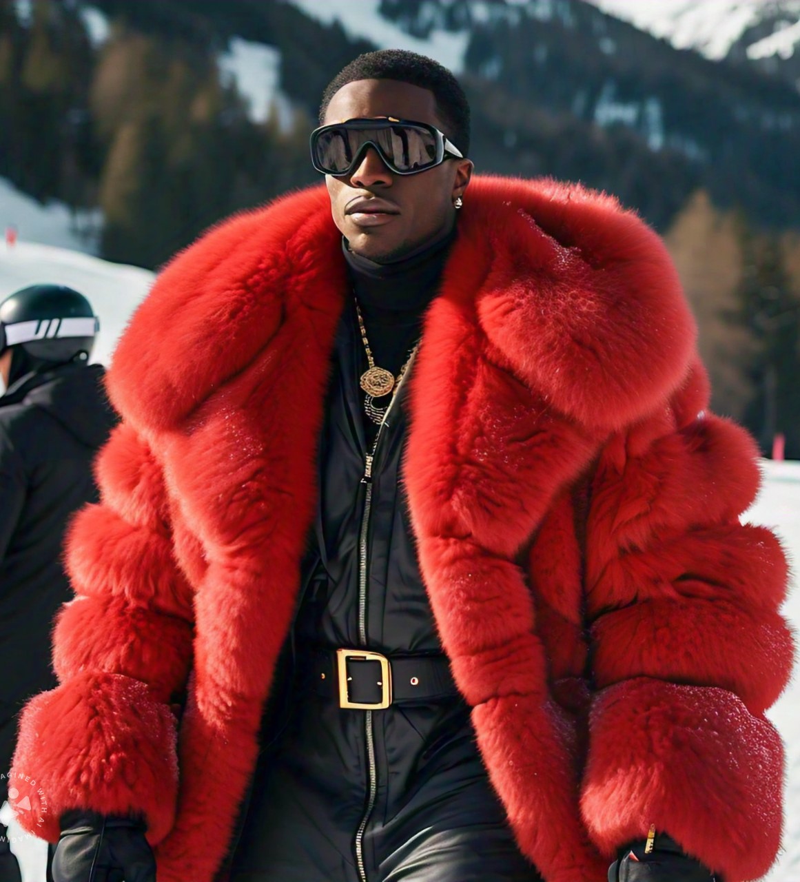 Men's Dyed Red Fox Jacket 83337 – MARC KAUFMAN FURS