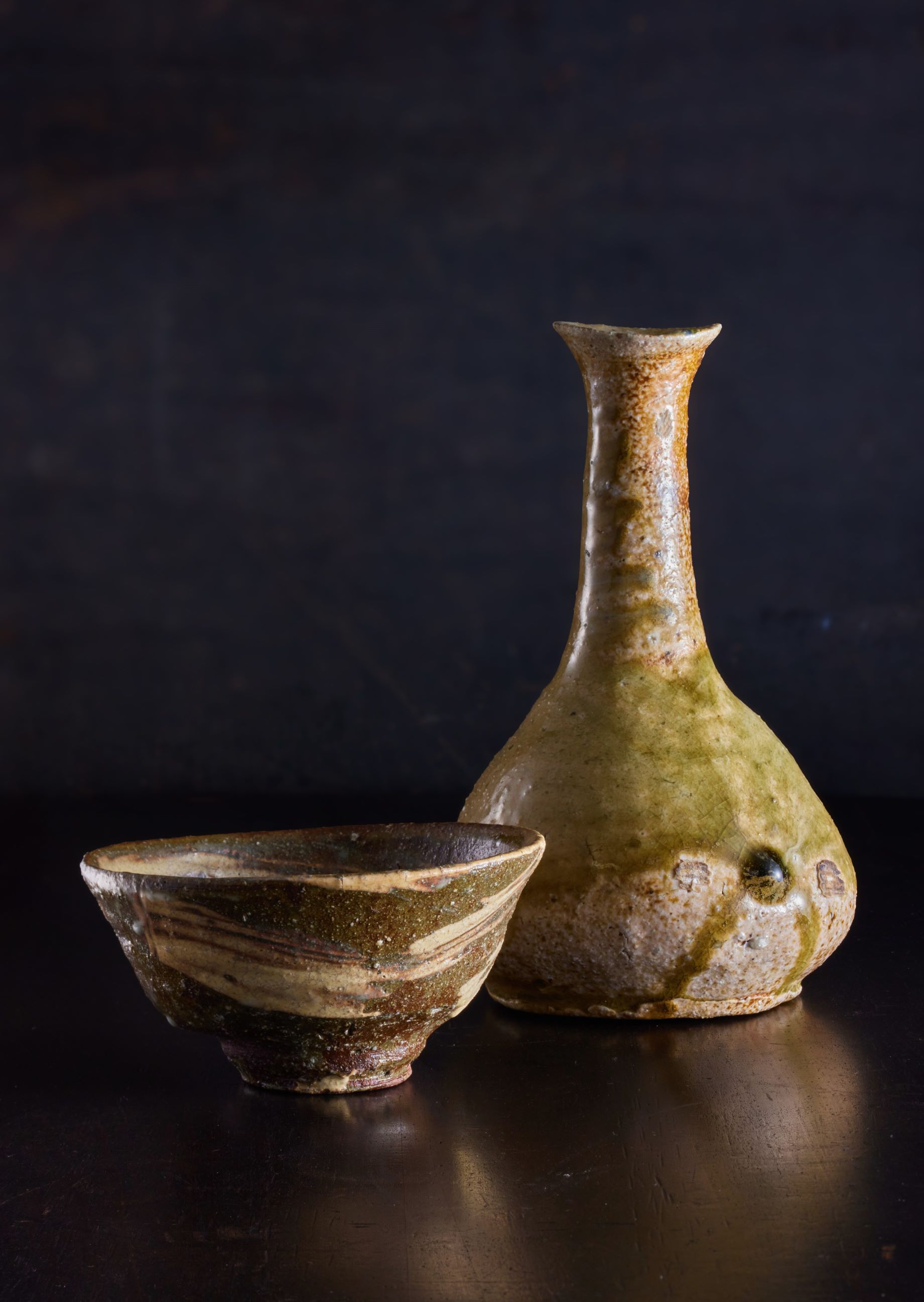 李朝 堅手耳盃 現代美術 盃 酒器 器 【公式通販】