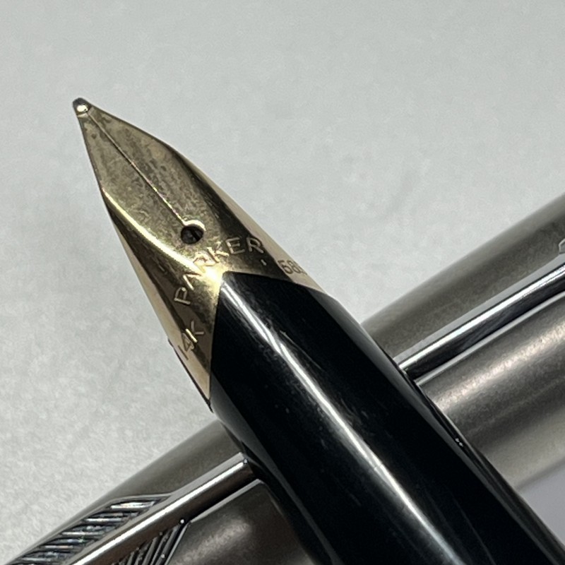 川窪万年筆インペリアルF エボナイト