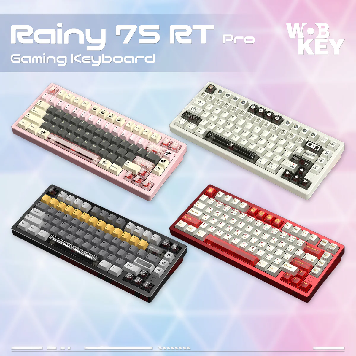 キーボード RAINY75 RT PRO レビュー】WOBKEY Rainy 75 RT Pro