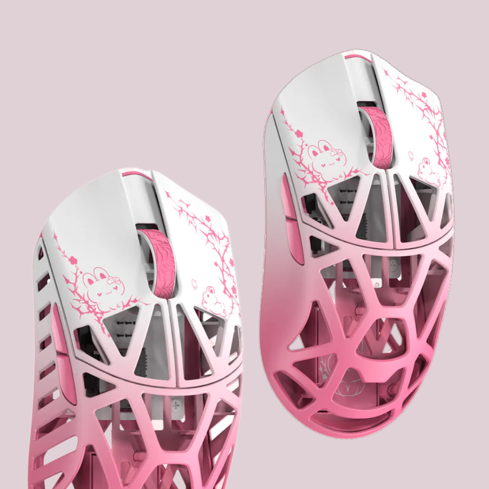 WLMOUSE BeastX Pro Tempered Pink トップ Rabbit WLMOUSE BeastX Pro