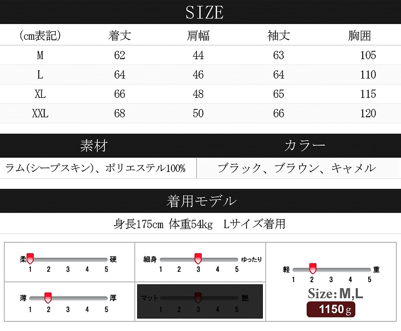 AVIREX ラム革 シングルライダースジャケット メンズ ブルー M/ 6161063