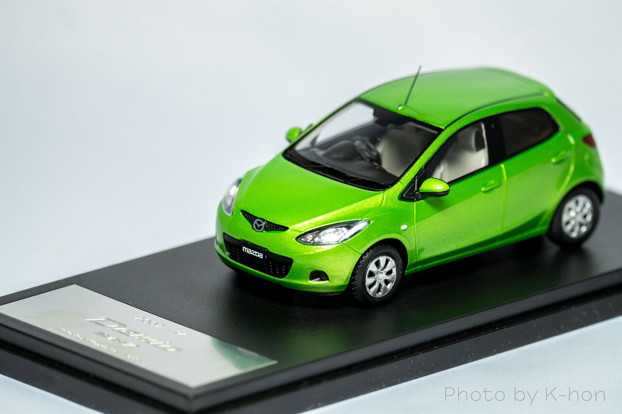 1/43 マツダ MAZDA ディーラー特注 4代目デミオ DJ型 MAZDA2 ミニカー