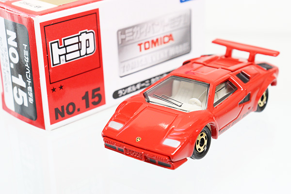 日本製トミカ 赤箱92 ランボルギーニ カウンタックLP500S デッド