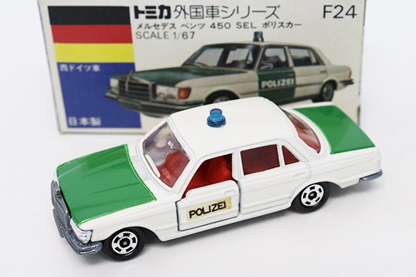 トミカ 青箱 メルセデスベンツ 450 SEL静岡県警パトカー高島屋特注