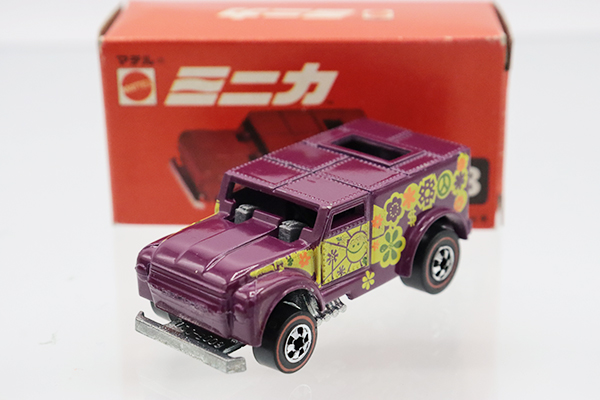 ミニカーショップ ケンボックス ホットホイール☆13☆現金輸送車（紫
