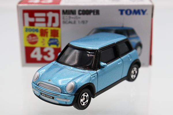トミカ ミニクーパー millenni-mini 2000 ブルー トミカ ミニクーパー