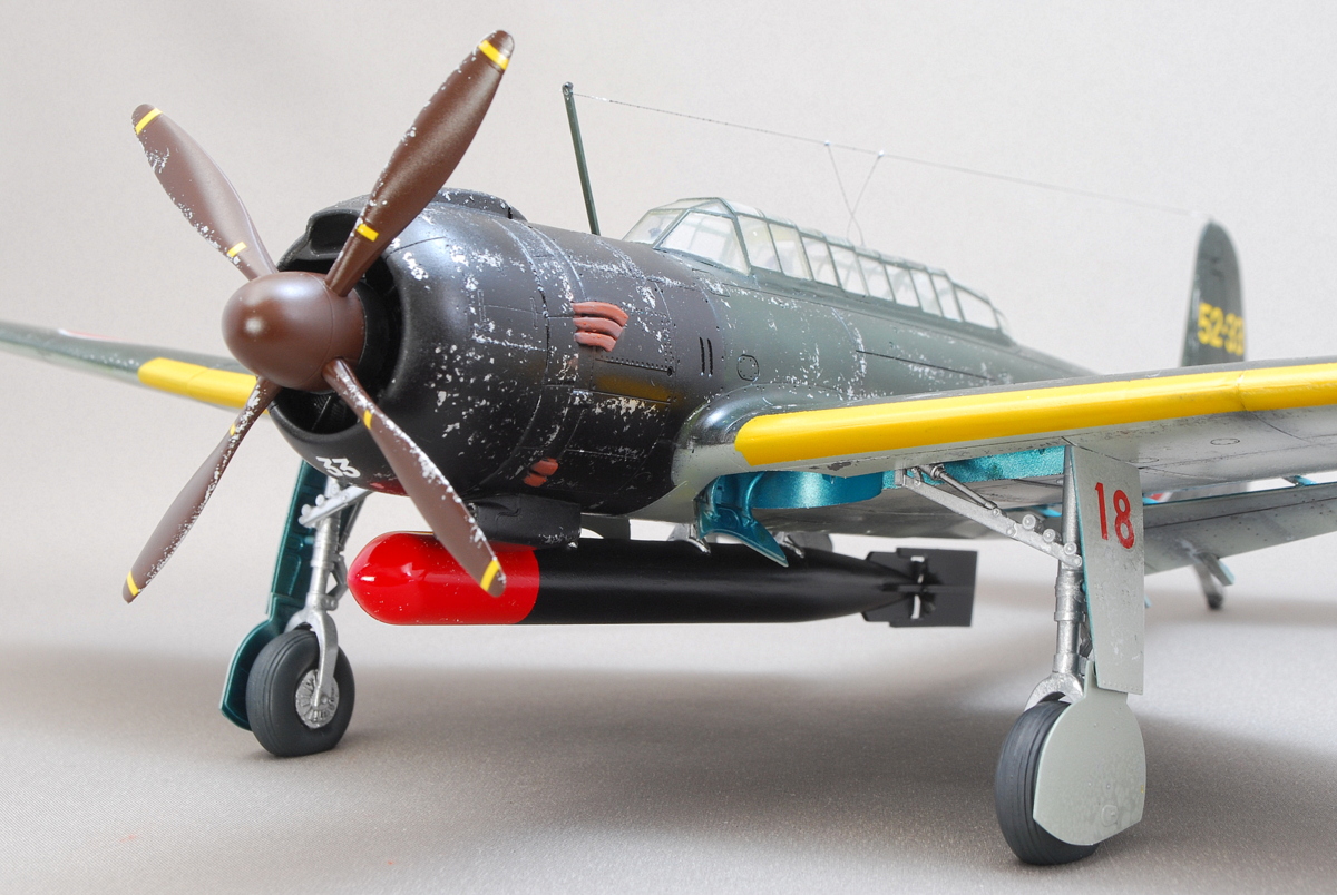 天山 一二型 中島B6N2 大日本帝国海軍艦上攻撃機 ハセガワ 1/48 組立と