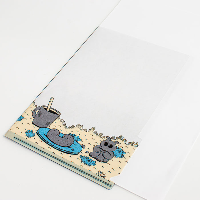 A6クリアファイル / Black / オザキエミ