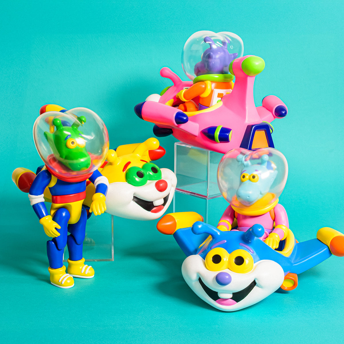 山崎若菜ソフビ スペースピーポー&スペースジェット スペースピーポー