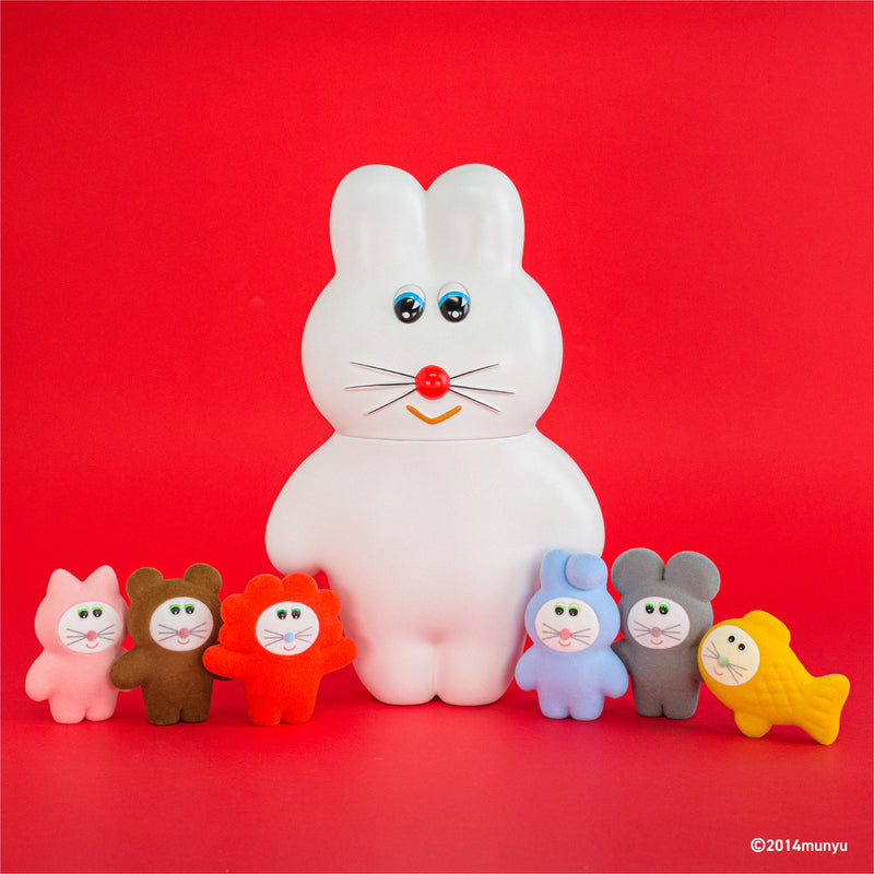 むにゅのソフビフィギュア プクプク