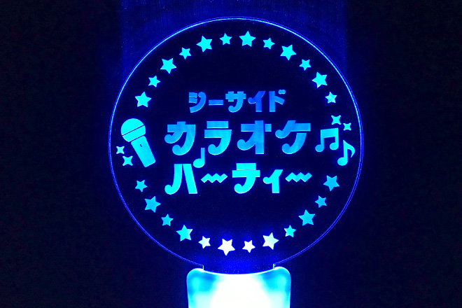 楽しい歌のイベントを明るい光で盛り上げるアクリルペンライト