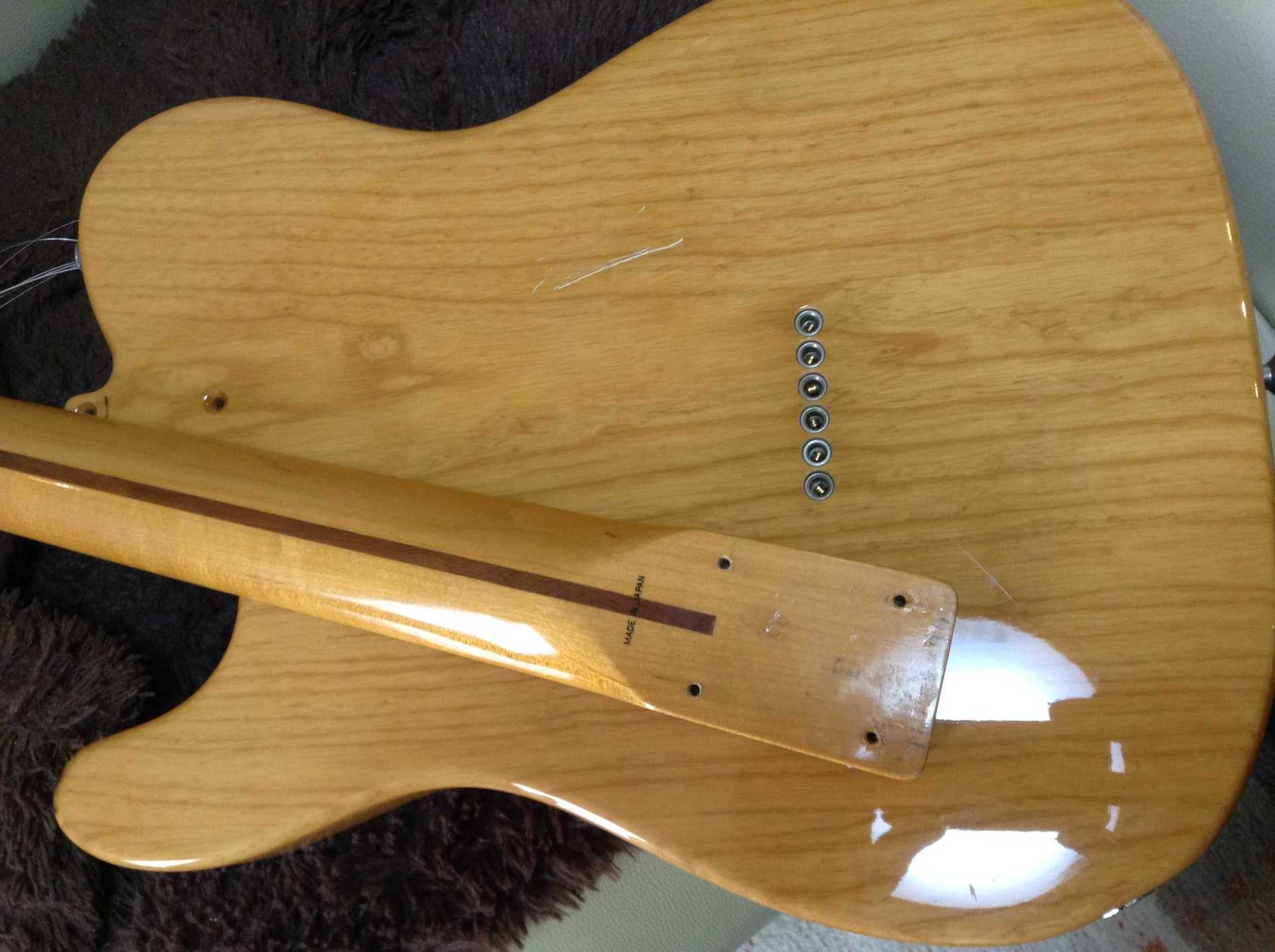 Telecaster 52-80-TX VNT: 昔に比べりゃ 金も入るし・・・・