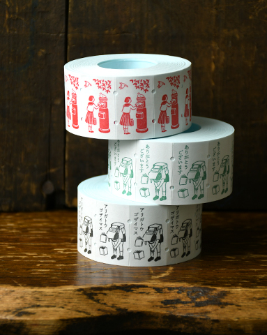 ⑥中古 ほぼ未使用 Dキャラ ロールシール 6個 ロールシール 切り売り