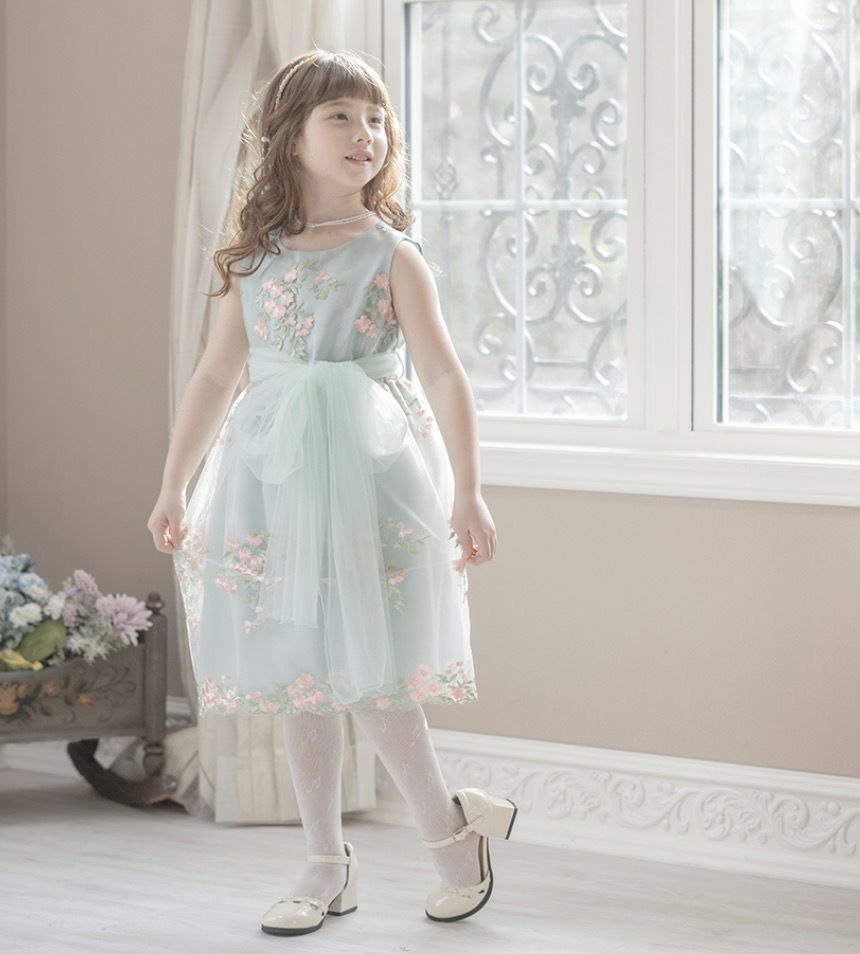 欧米アンティーク キャリックマクロスレース刺繍チュール パーティー