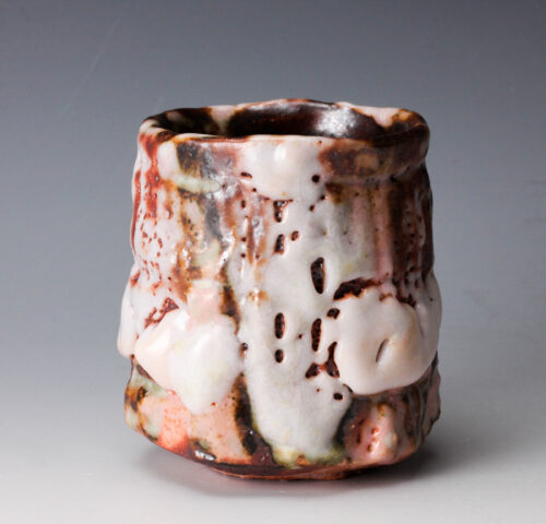 林正太郎 志野焼 美濃焼 徳利 ぐい呑み 陶芸 林正太郎 志野ぐい呑 共箱