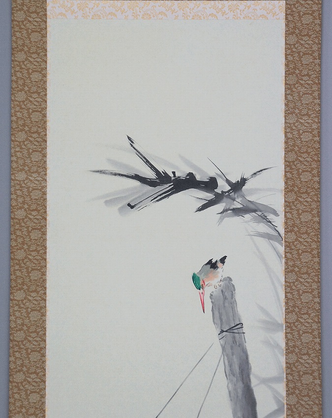 長谷川石根 川蝉 | 掛軸(掛け軸)販売／表装ご依頼は掛軸いっぷく掛軸