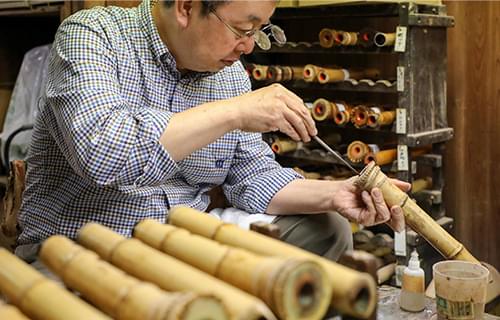 楽器制作 | 精華銘尺八 北原精華堂